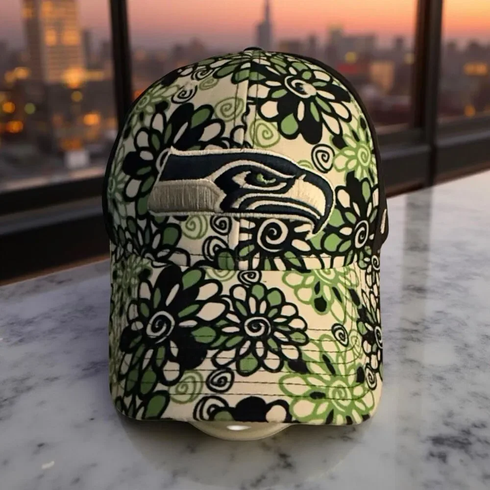 Youth Seattle Seahawks Pattern StrapBack Baseball Cap '47 Brand